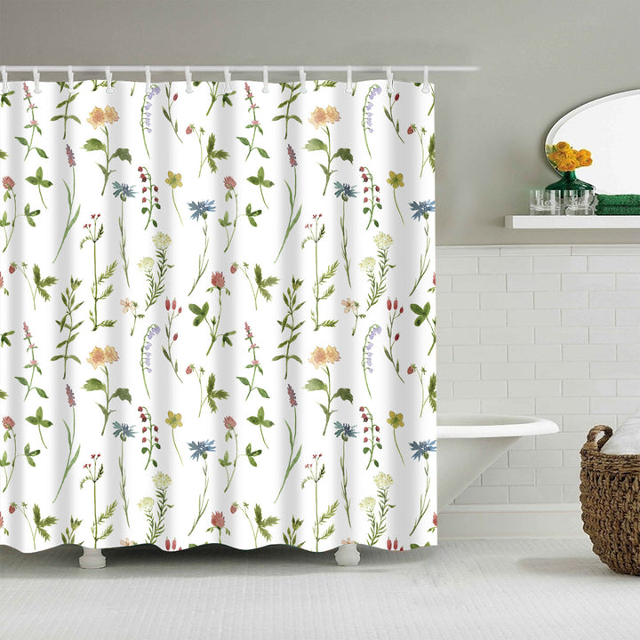 Duschvorhang Skanto mit Blumenmuster