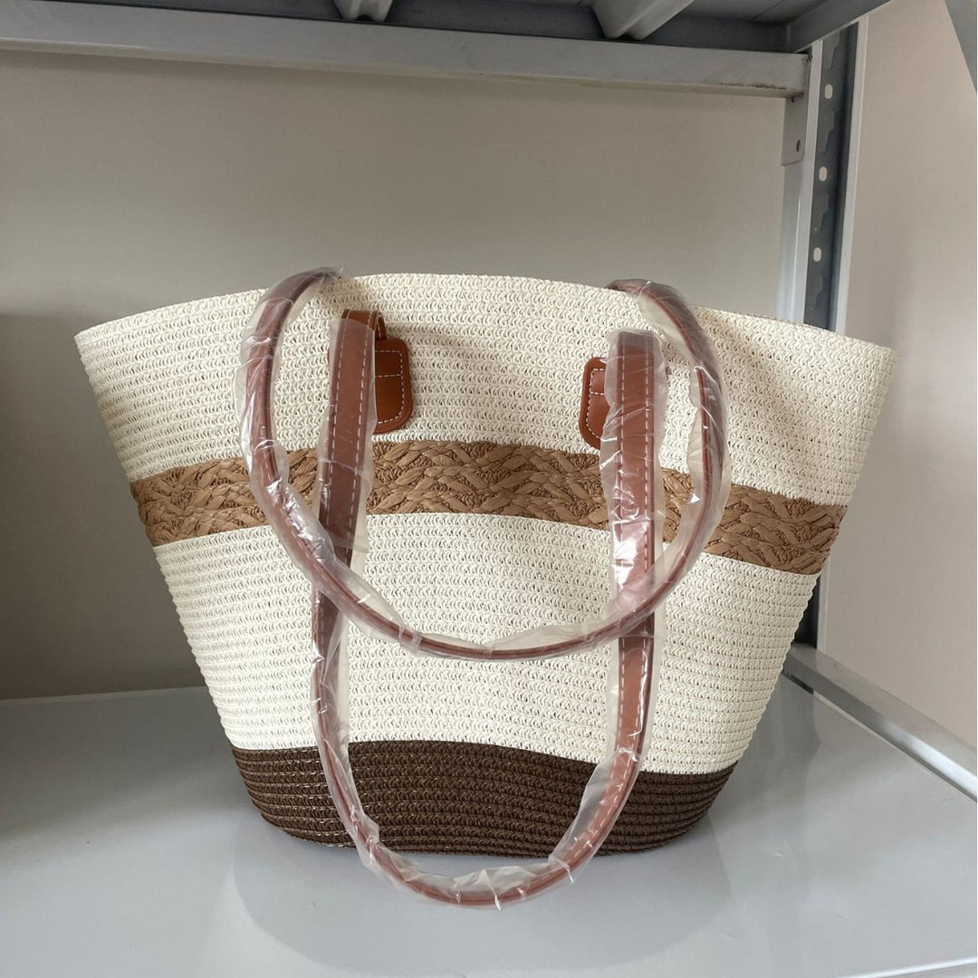 Elegante geflochtene Tragetasche Skanto