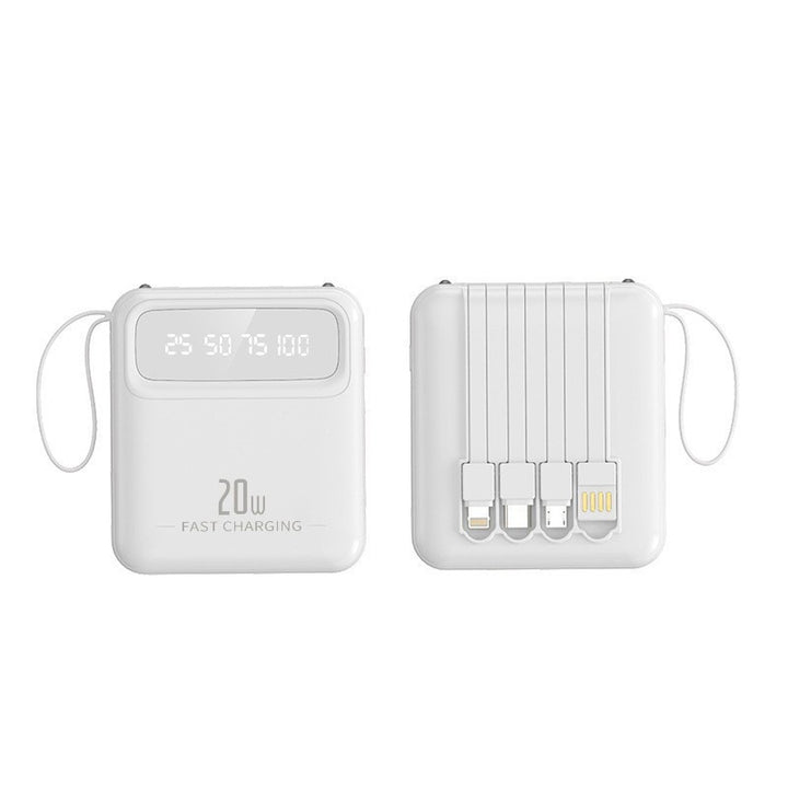 Tragbare Powerbank mit integrierter Multifunktions-Ladetechnologie Skanto