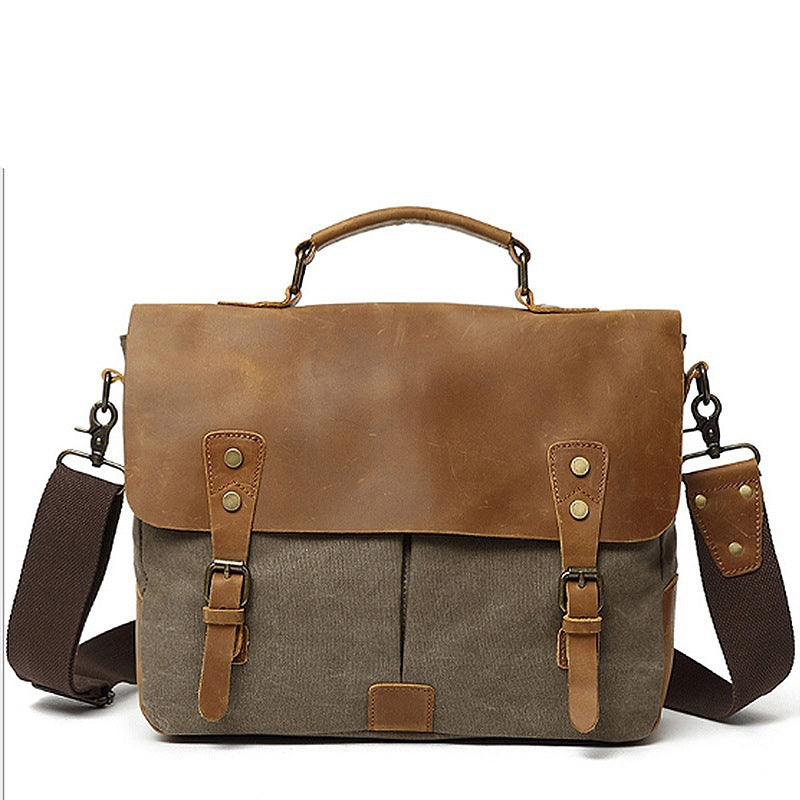 Robuste Active Bag aus strapazierfähigem Canvas und Skanto Leder