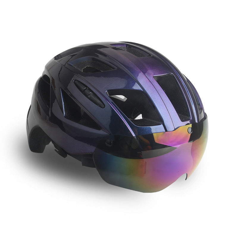 WoAerodynamischer Fahrradhelm mit Visier Skanto