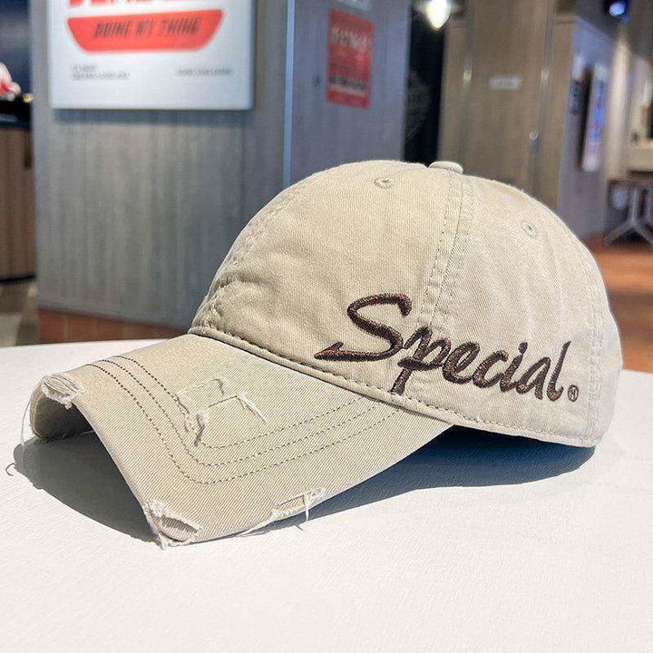 Unisex Distressed K Baumwoll-Dad-Cap Skanto