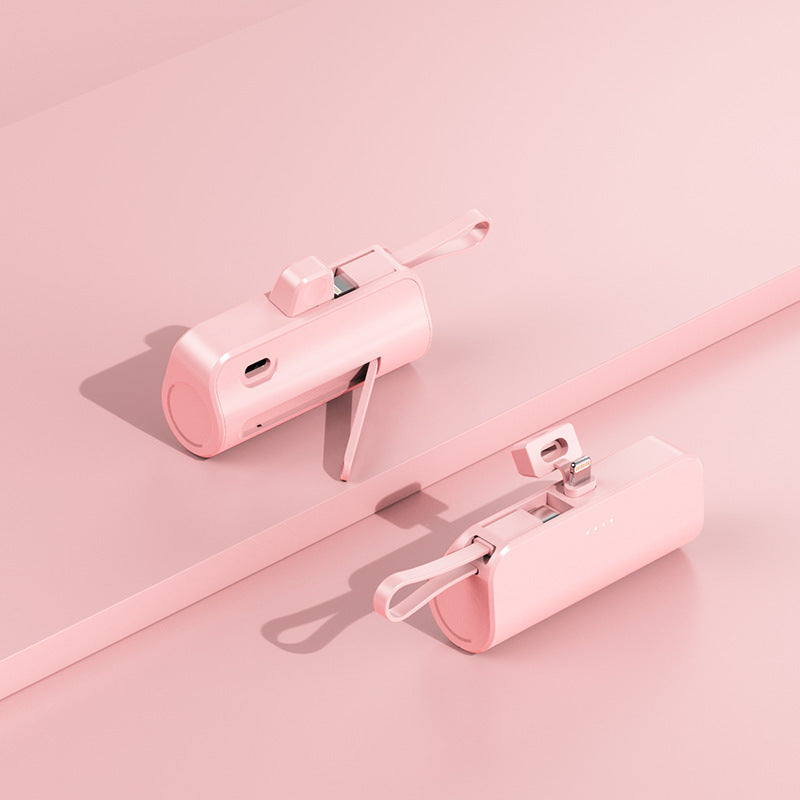 Tragbare Powerbank mit integriertem Multifunktions-Ladekabelsystem Skanto