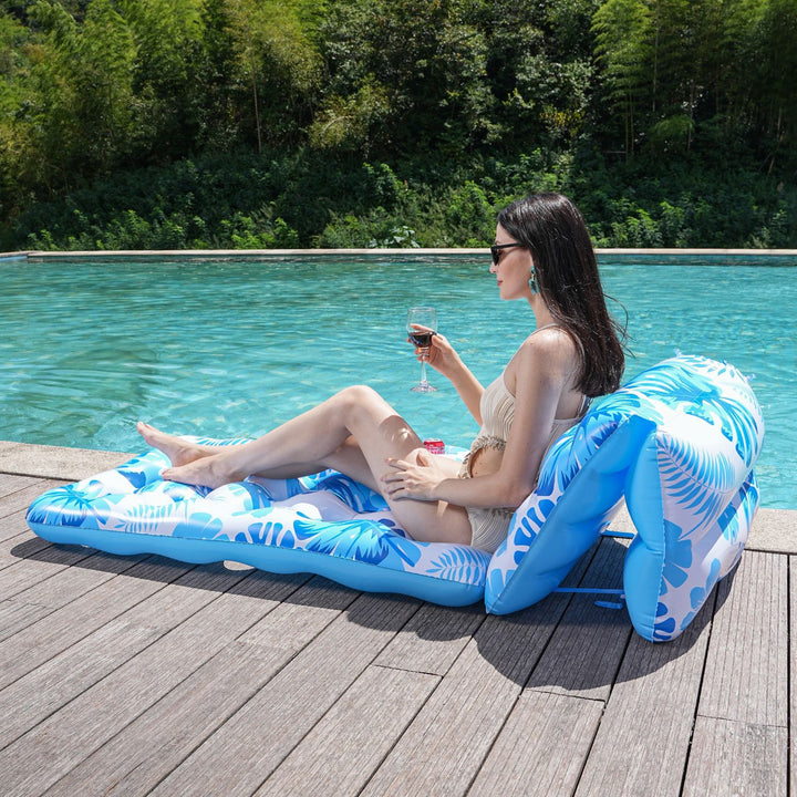 Skanto Damen multifunktionale aufblasbare Liege mit ergonomischer Kopfstütze Skanto