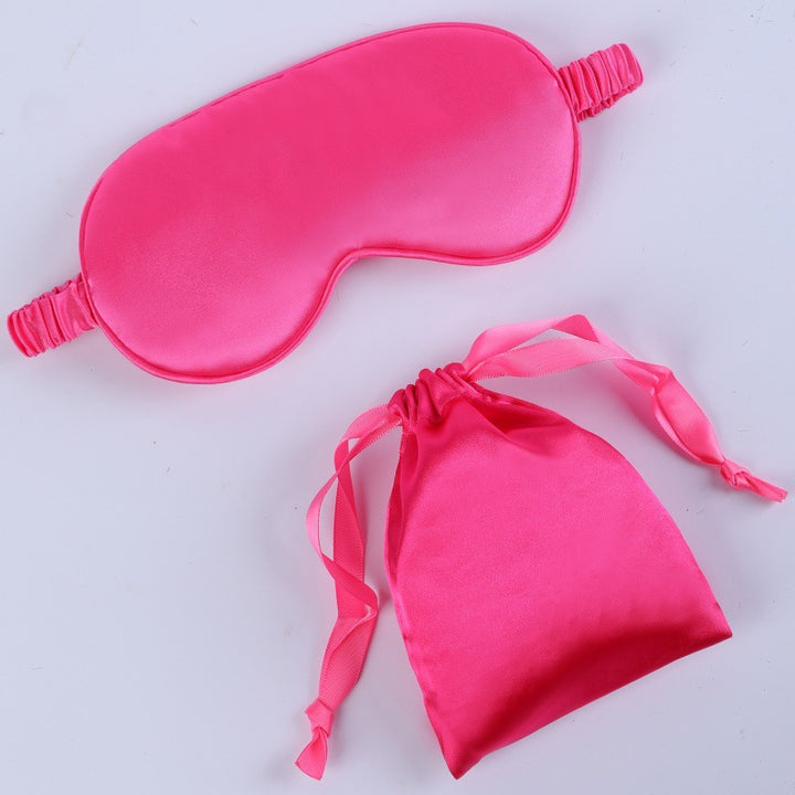 Seidenweiche Maske für Damen mit gepolstertem Augenbereich, verstellbarem Gummiband und Aufbewahrungsbeutel Skanto