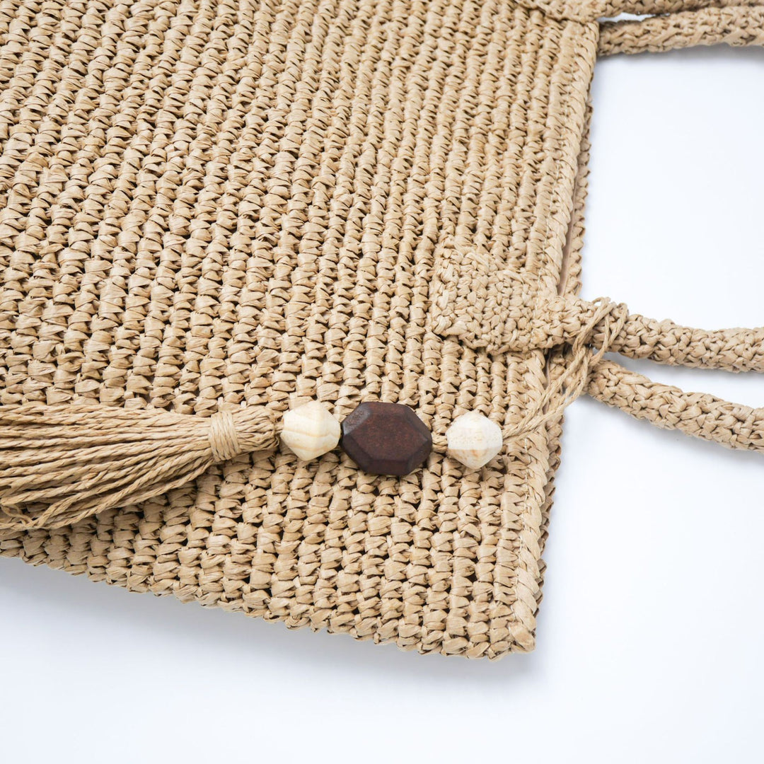 Geflochtene Tasche aus Naturmaterial Skanto