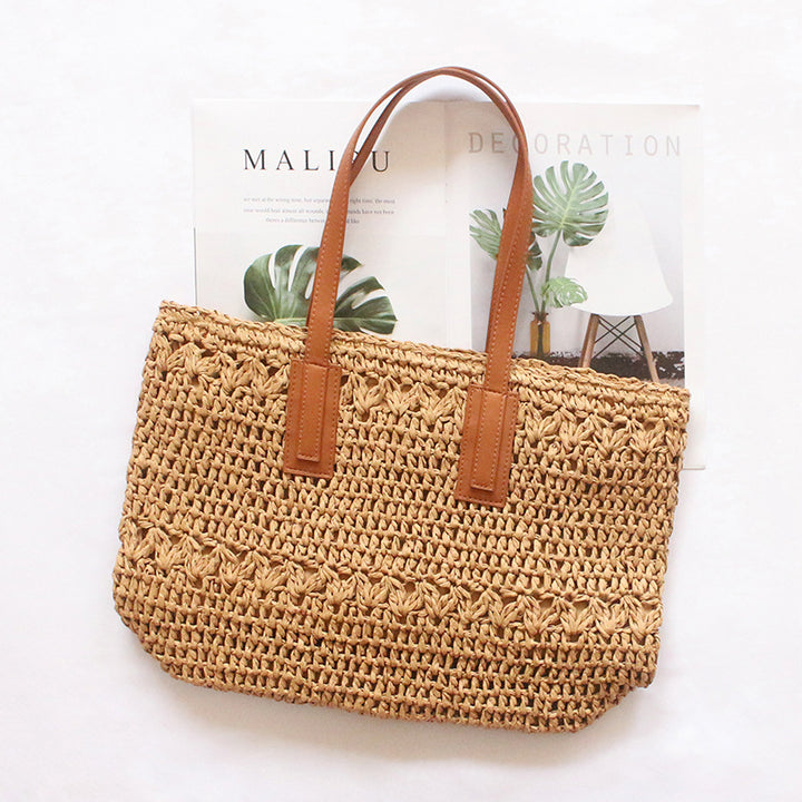 Handgefertigter Raffia-Korb Skanto
