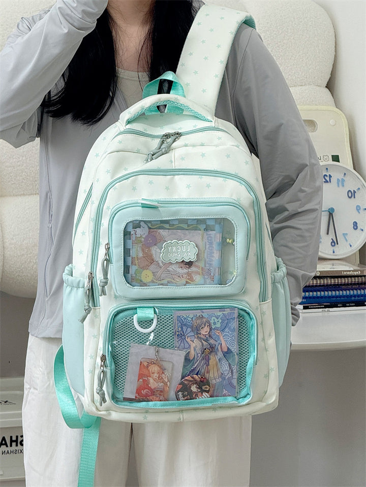 Niedlicher Charakter Design Plüsch-Schulrucksack