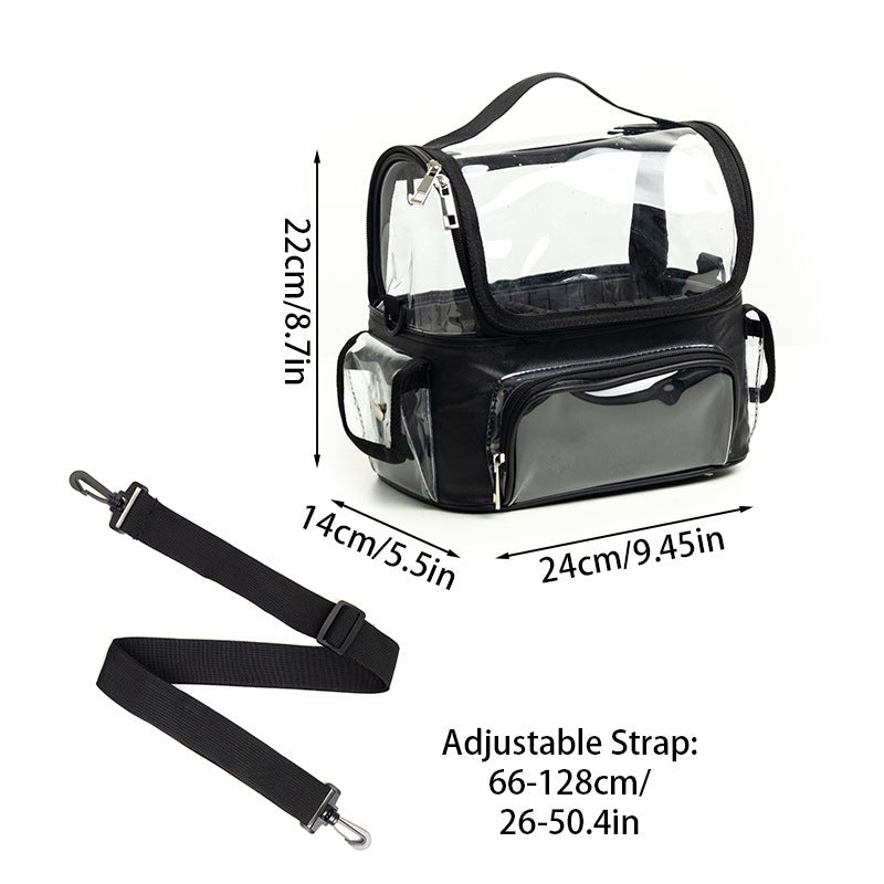 Praktische transparente Kosmetiktasche Skanto