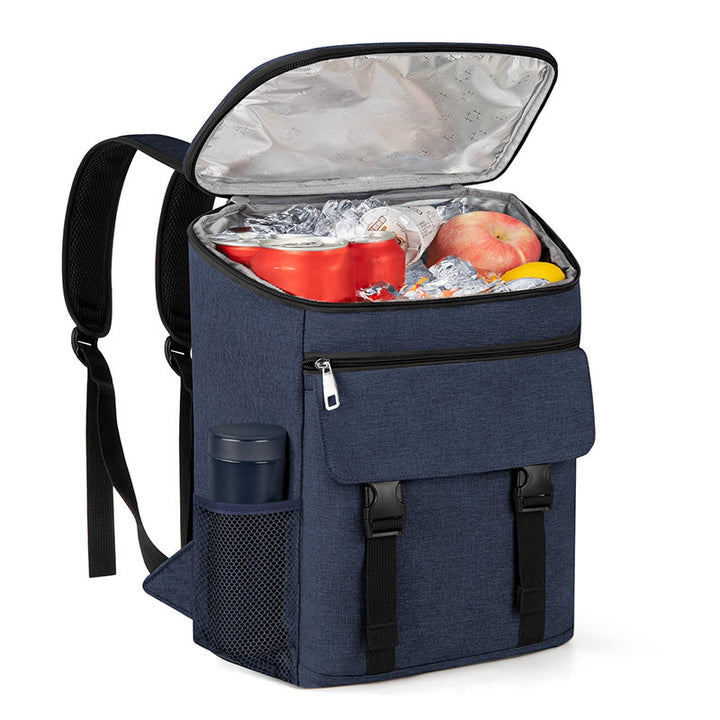 Unisex Nan Isotherm Kühlrucksack mit großem Kühlfach, gepolsterten Schultergurten und seitlichen Netztaschen Skanto