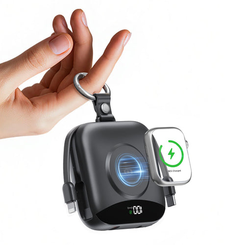 Tragbare kabellose Ladestation mit Powerbank Skanto