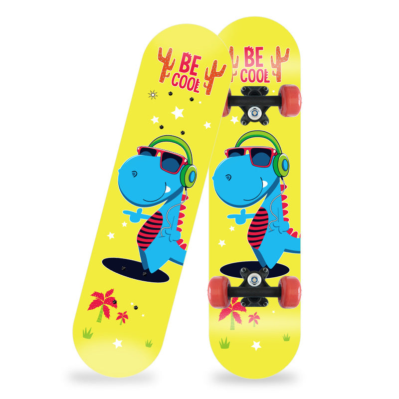 Cartoon-inspiriertes Mini-Skateboard Skanto
