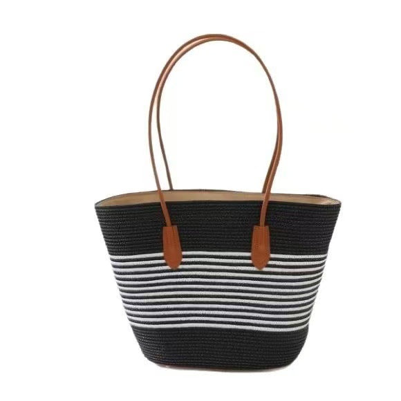 Elegante Strandtasche mit passendem Sonnenhut Skanto