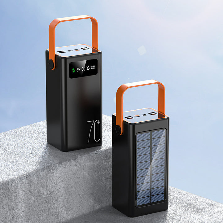 Tragbares Solarladegerät mit multifunktionalem LED-Display Skanto