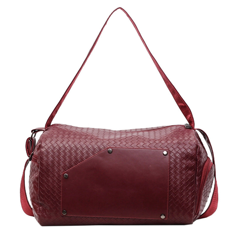 Elegante Sport-Reisetasche mit gewebtem Design und abnehmbarem Schultergurt Skanto