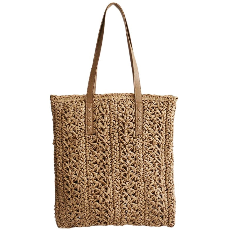 Handgefertigte Strandtasche im modernen Makramee-Stil Skanto