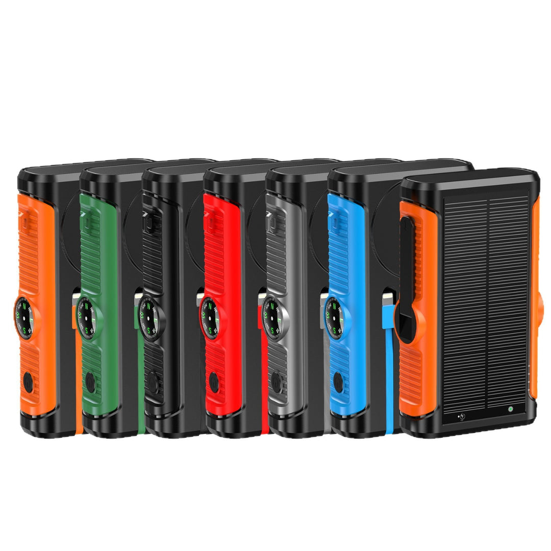 Skanto Multifunktionale Solar-Powerbank mit Handkurbel Skanto