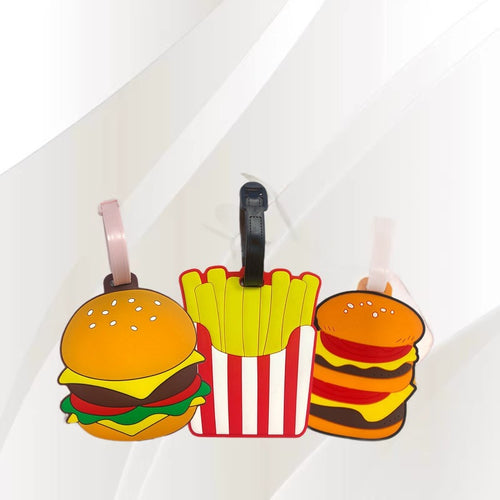 Lustiger Hamburger-Gepäckanhänger Skanto