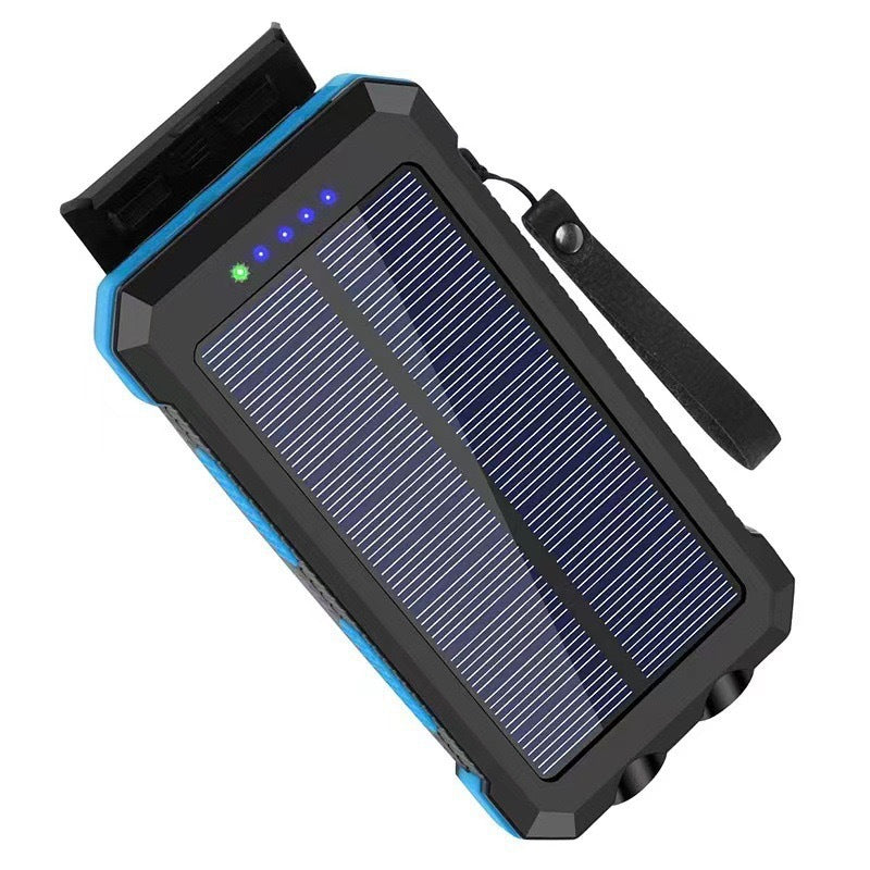Robuste Solar-Powerbank mit mehreren Ladeanschlüssen Skanto