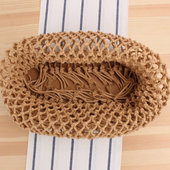 Netztasche Handgemacht Naturmaterial Skanto