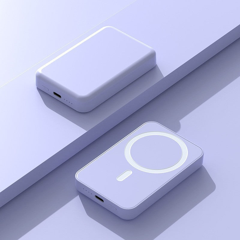 Tragbare Powerbank mit Qi-kompatibler Magnetladung und integrierter Schnellladefunktion Skanto