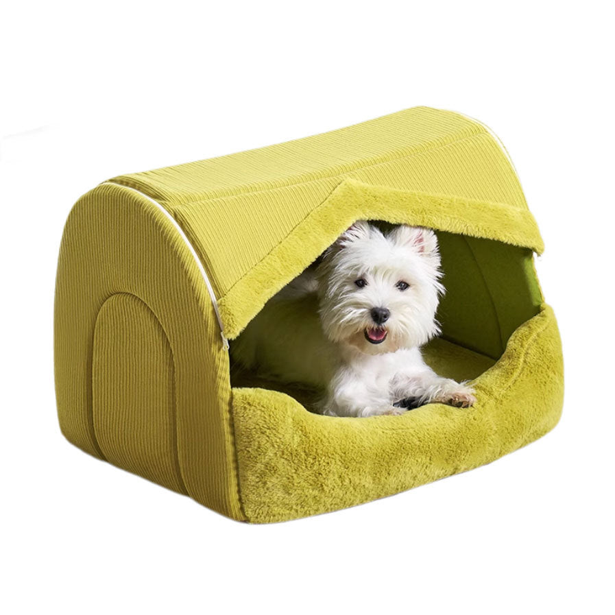 Gemütliches geschütztes Hundebett