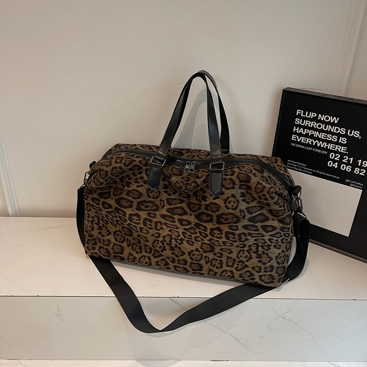 Wochenend-Reisetasche im trendigen Leopardenmuster Skanto