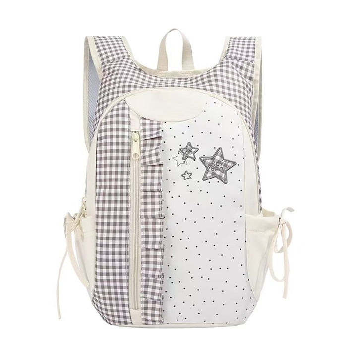 Rucksack mit Rüschen-Design und vielen Fächern Skanto