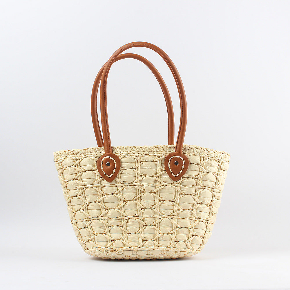 Geflochtene Strohtasche Skanto