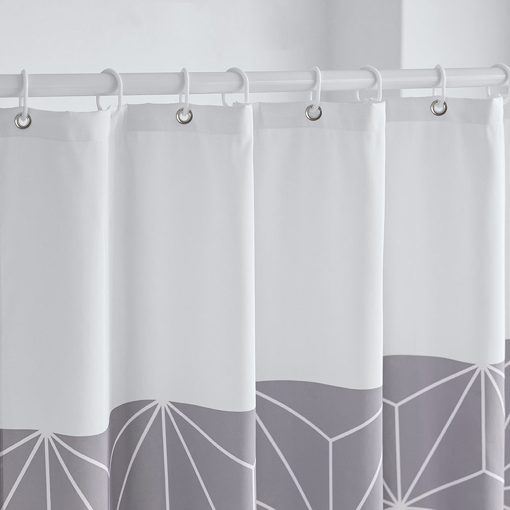 Duschvorhang Skanto mit modernem geometrischem Muster