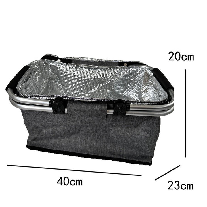 Kühltasche mit robustem Aluminiumrahmen und isolierendem Innenfutter Skanto
