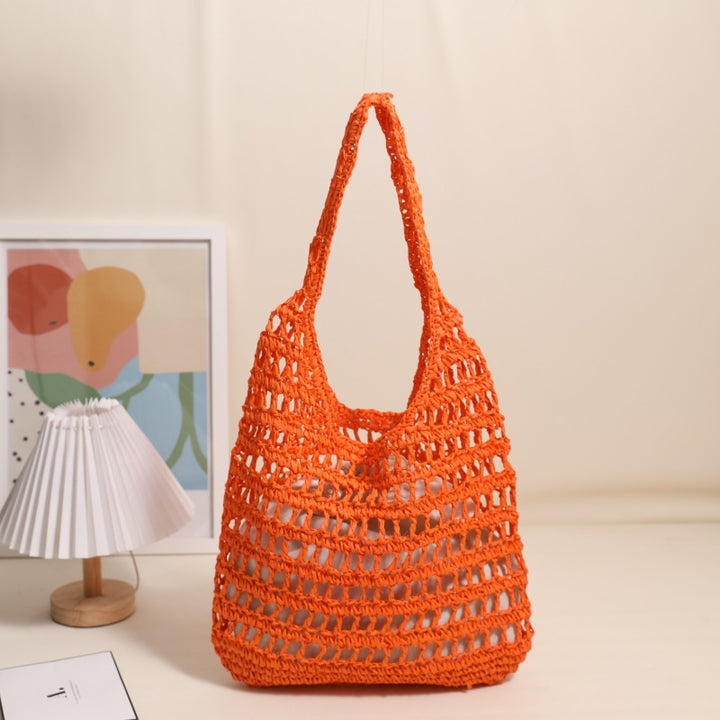 Trendige Netztasche mit gerafftem Design Skanto