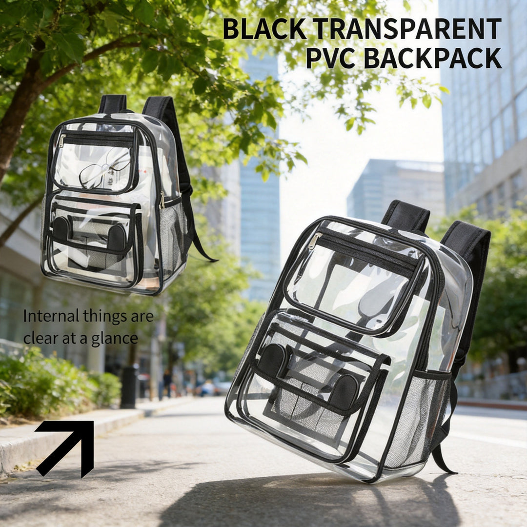 Transparenter Sicherheitsrucksack Skanto