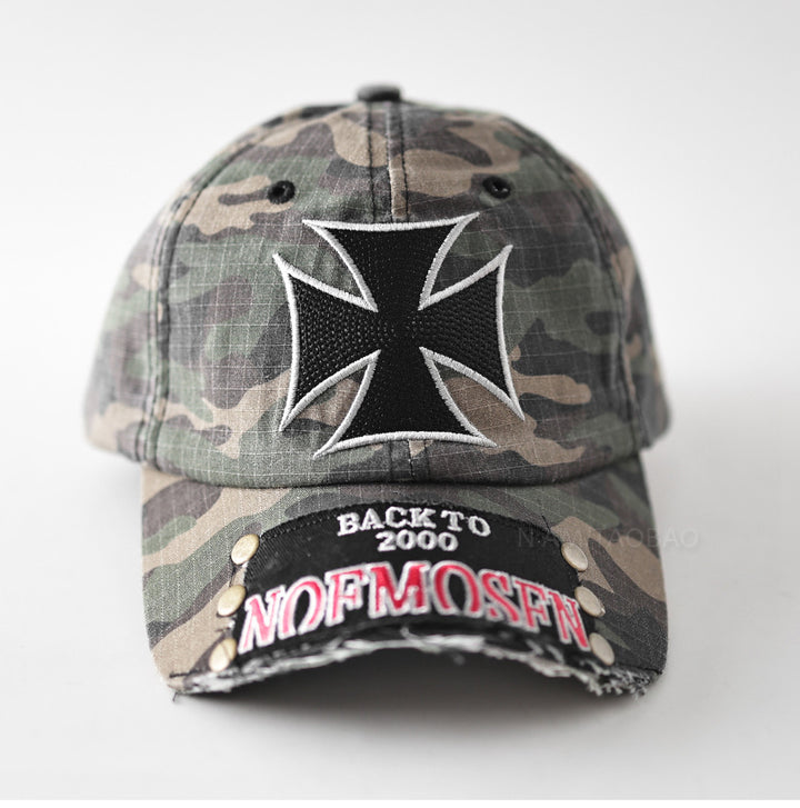 Herren Distressed Vintage Cap mit Grafik Skanto