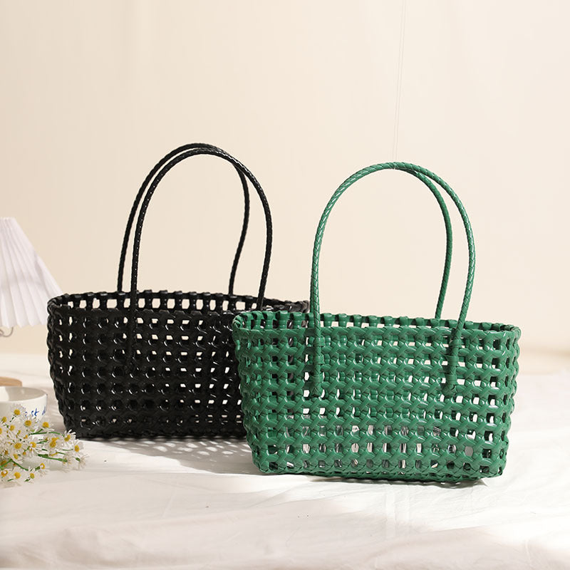 Geflochtene Strohtasche Skanto