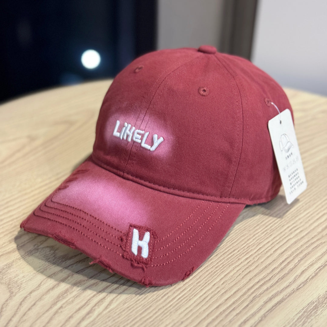 Damen bestickte Baseball Cap im Used-Look Skanto