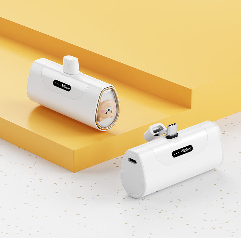 Lustige Powerbank mit integrierter Tierfigur Skanto