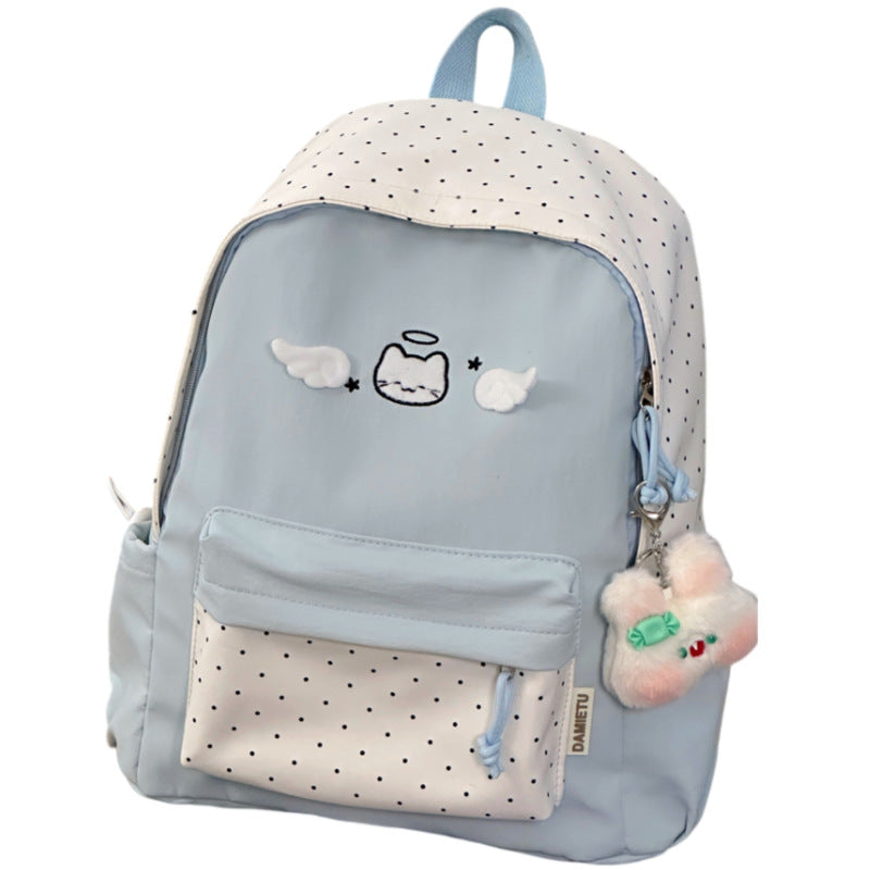 Niedlicher bestickter Charakter-Rucksack Skanto
