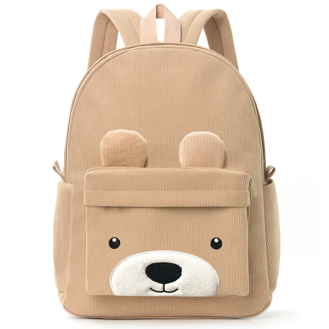 Kinderrucksack mit verspieltem Bärenmotiv Skanto
