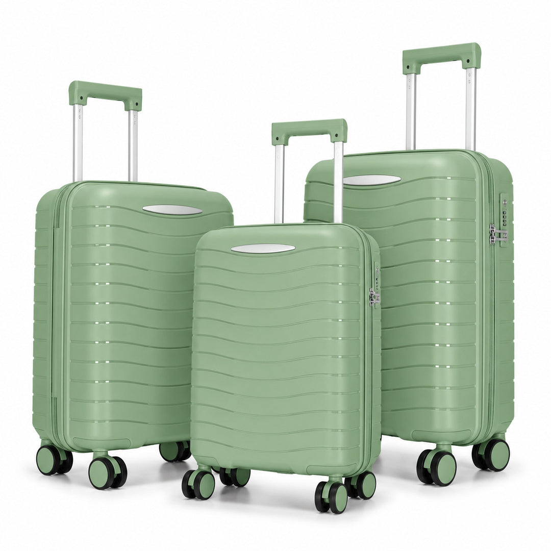 Hartschalenkoffer-Set mit innovativer Taschenorganisation Skanto