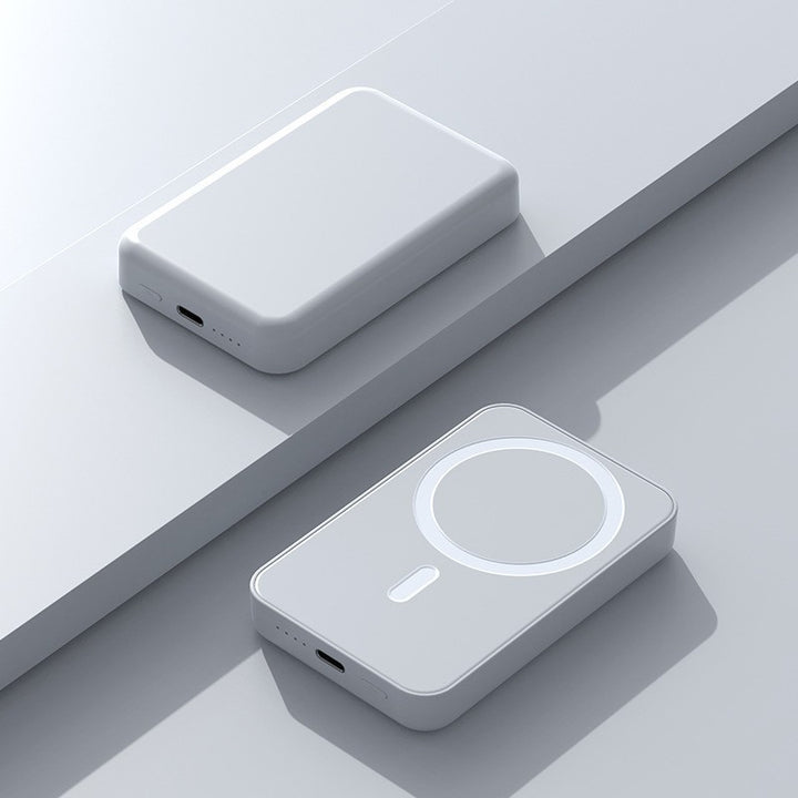 Tragbare Powerbank mit Qi-kompatibler Magnetladung und integrierter Schnellladefunktion Skanto