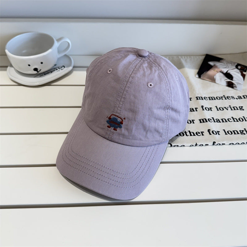 Bestickte Baseball Cap mit Cartoon-Motiv für Damen Skanto