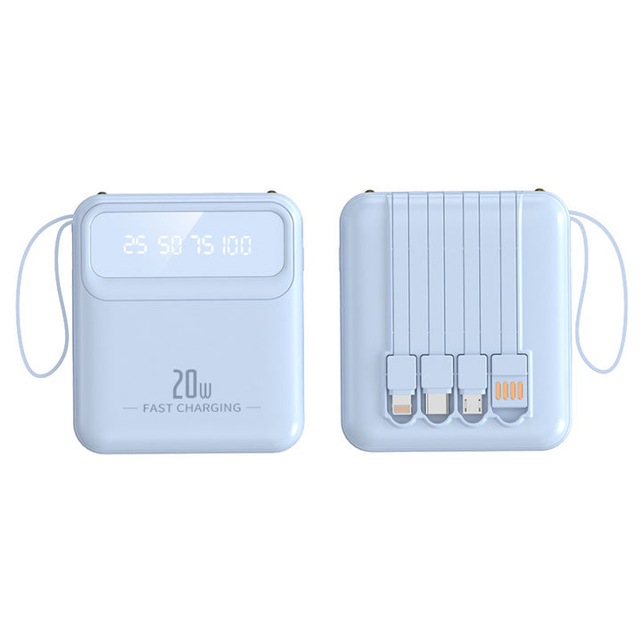 Tragbare Powerbank mit integrierter Multifunktions-Ladetechnologie Skanto
