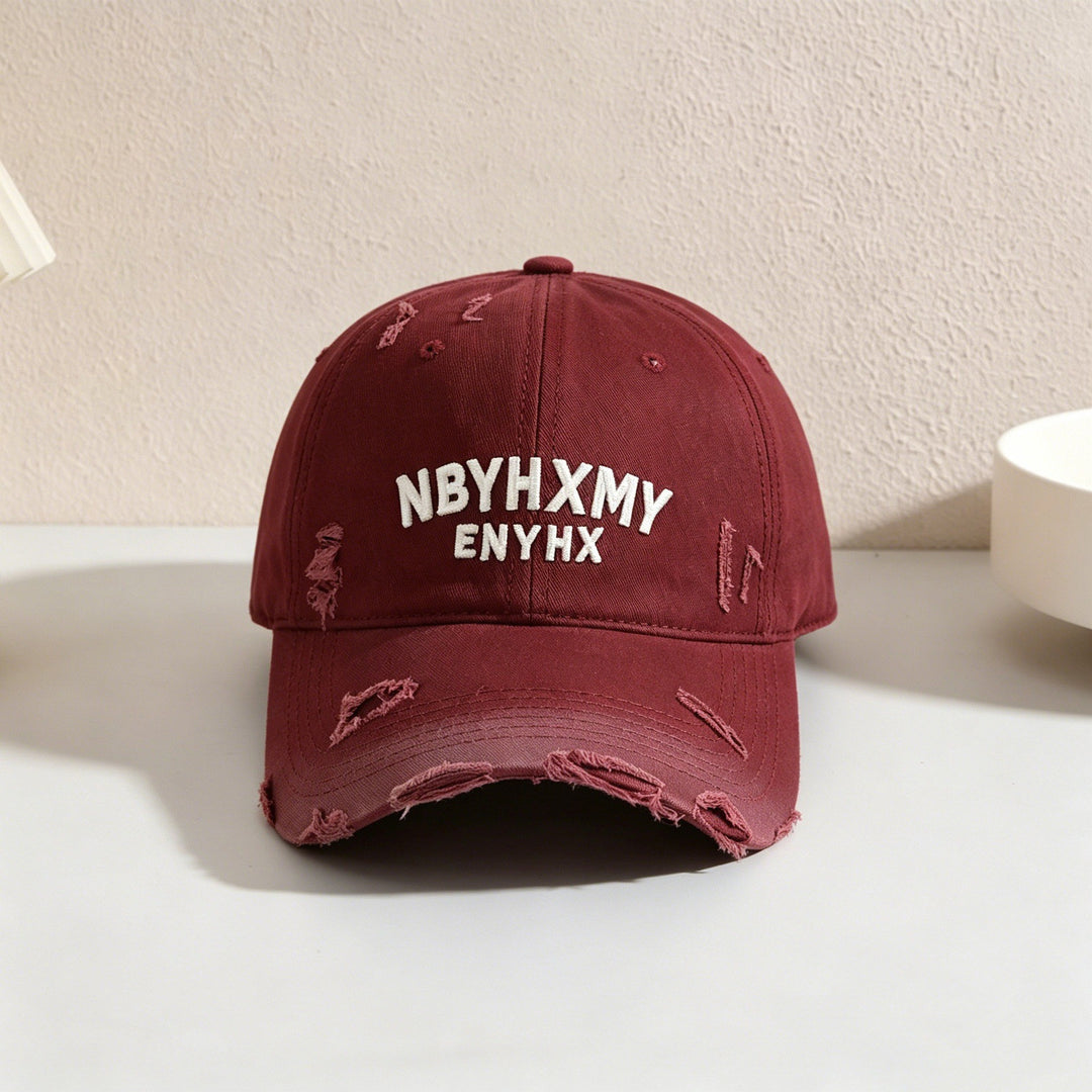 Herren Lässige Baseballkappe mit Textur im Used-Look Skanto