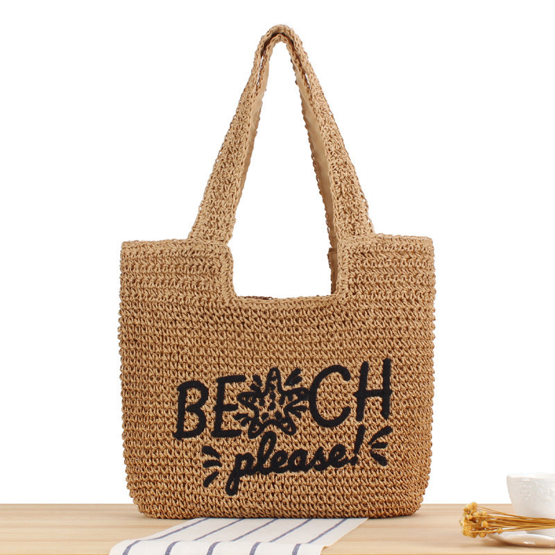 Strandtasche mit kreativem Text und strapazierfähigem Material Skanto