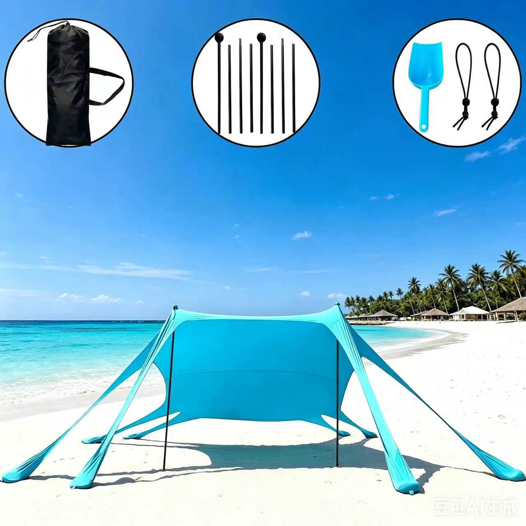 Tragbares Strand-Sonnenschutzdach Skanto
