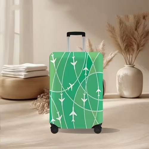 Unisex nicht-elastische Kofferhülle mit vulkanischem Lavamarmor-Design, elastischer Schutzhülle für Trolley Skanto