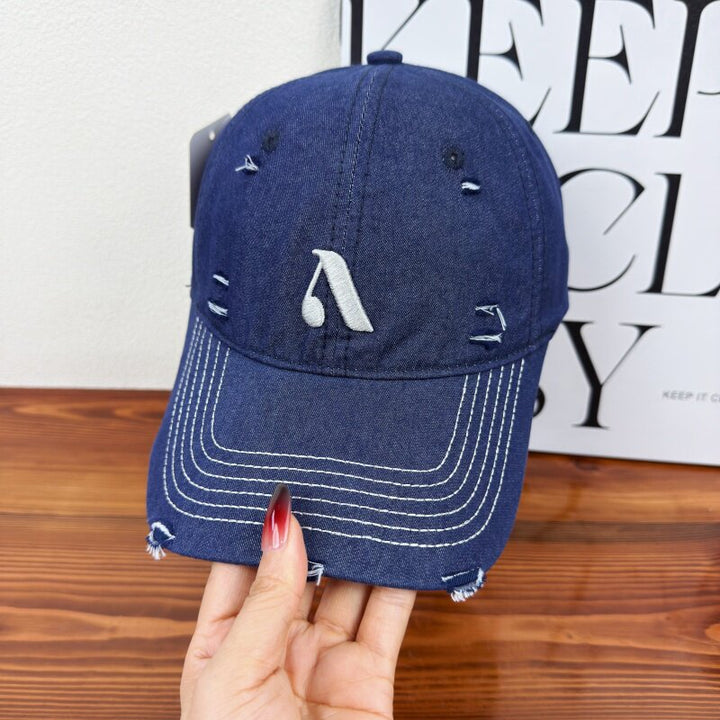 Herren Cap im Distressed Denim-Stil Skanto