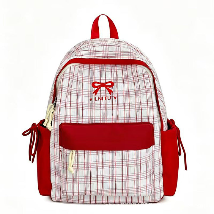 Karierter Rucksack Skanto