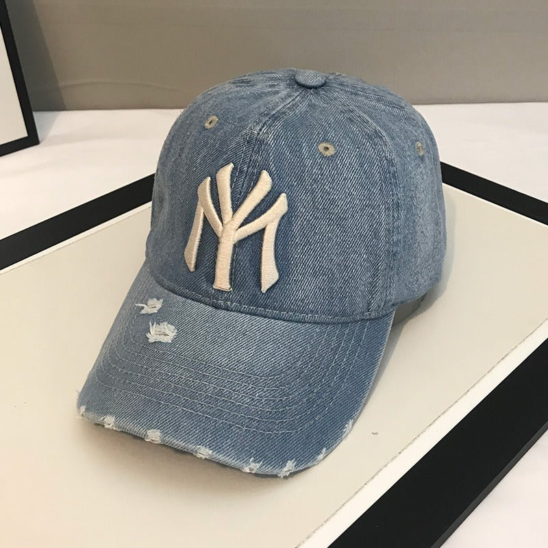 Baseballkappe aus Denim im Used-Look für Herren Skanto 1784188165